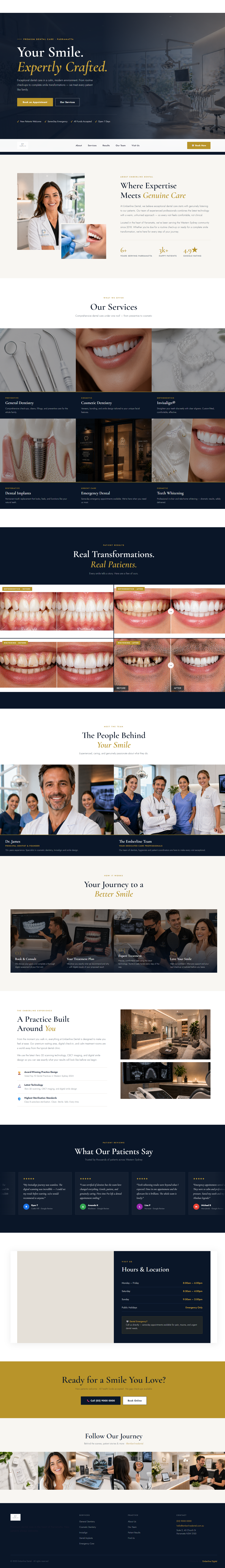 Emberline Dental Website