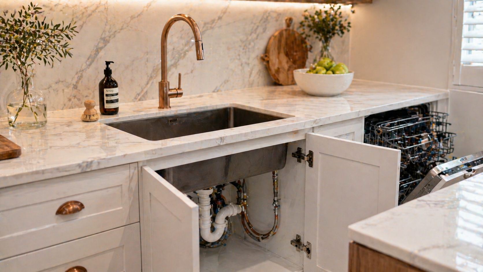 Kitchen Sink & Dishwasher Install