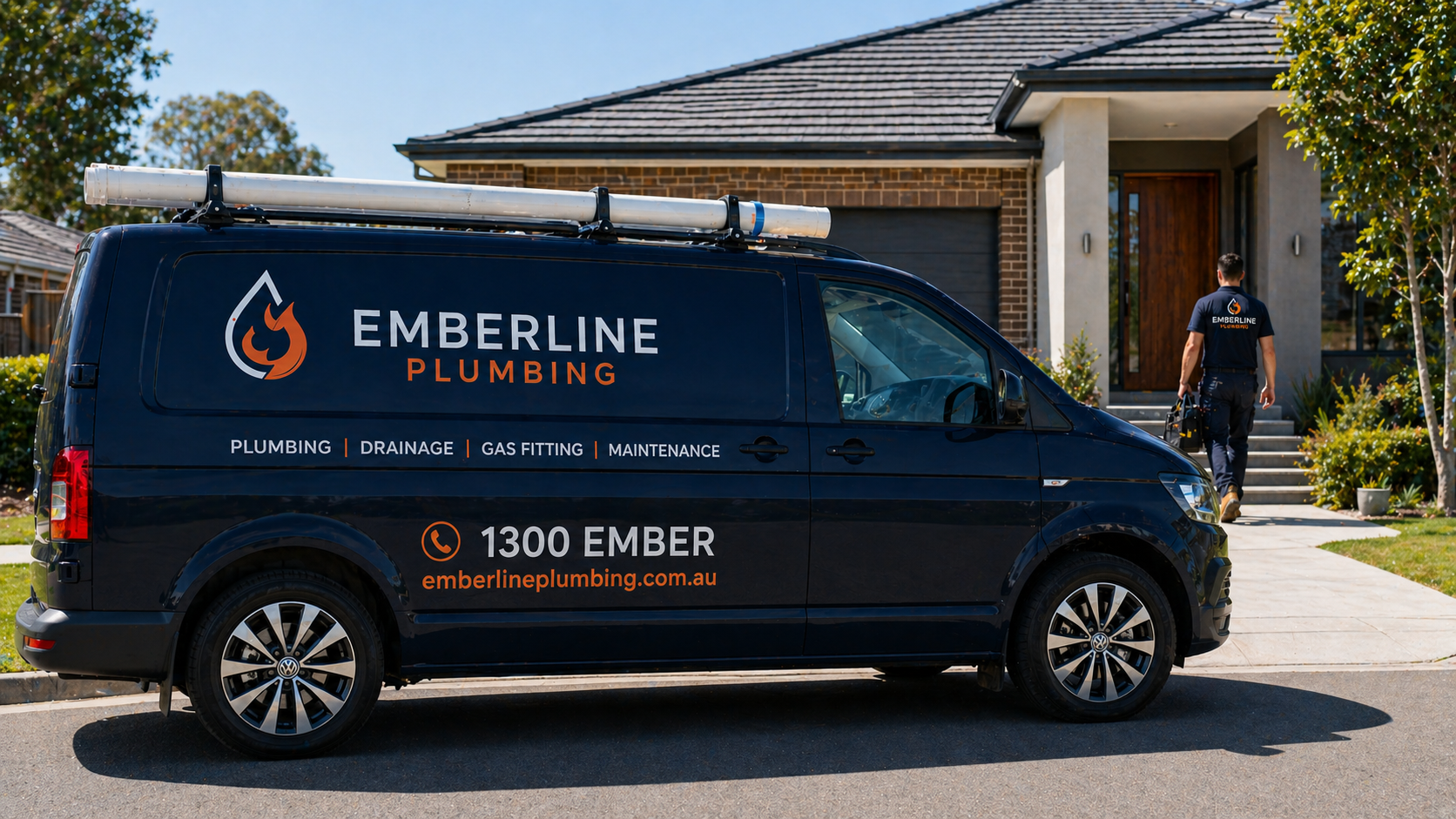 Emberline Plumbing Van